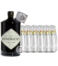 Hendrick’s Gin & 12 Schweppes Dry Tonic Water