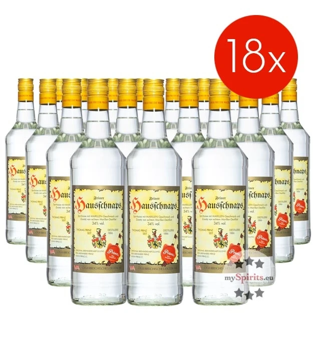 Prinz Hausschnaps / 34% Vol. - 18 Flaschen 3 Prinz Hausschnaps / 34% Vol. - 18 Flaschen