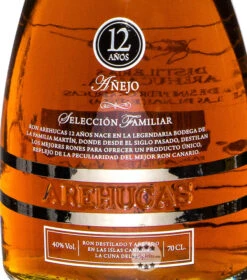 Arehucas 12 Años Añejo Rum -Getränke Geschäft 20200507 img 0177