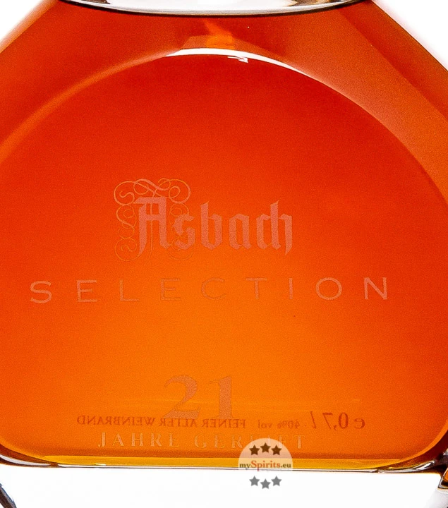 Asbach 21 Jahre Selection Extra Old Weinbrand 5 Asbach 21 Jahre Selection Extra Old Weinbrand – Bild 3