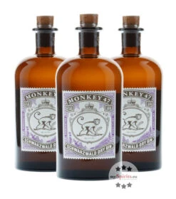 3 X Monkey 47 Schwarzwald Dry Gin