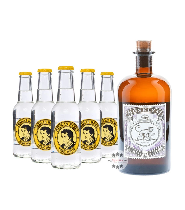 Monkey 47 Dry Gin & Thomas Henry Tonic Set 3 Monkey 47 Dry Gin & Thomas Henry Tonic Set