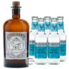 Monkey 47 Gin & 5 X Fever-Tree Mediterranean Tonic Water -Getränke Geschäft 5er monkey47 dry gin 05 fever tree mediterranean tonic water 02