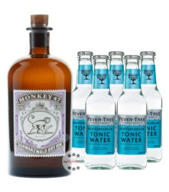 Monkey 47 Gin & 5 X Fever-Tree Mediterranean Tonic Water