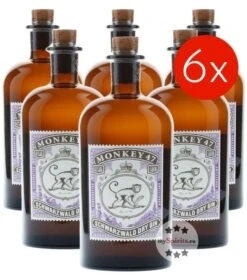 6 X Monkey 47 Schwarzwald Dry Gin