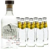 Jinzu Gin & Schweppes Indian Tonic Set -Getränke Geschäft 7er jinzu gin 07l schweppes indian tonic water