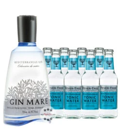 Gin Mare & 8 X Fever-Tree Mediterranean Tonic Water