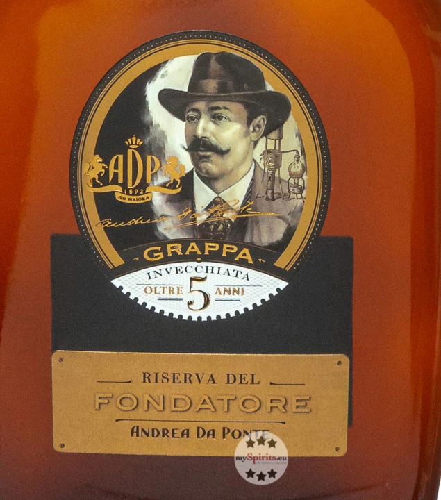 Andrea Da Ponte Riserva Del Fontadore Grappa 4 Andrea Da Ponte Riserva Del Fontadore Grappa – Bild 2