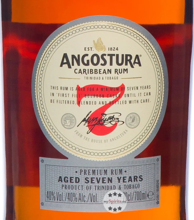 Angostura 7 Jahre Dark Rum 4 Angostura 7 Jahre Dark Rum – Bild 2
