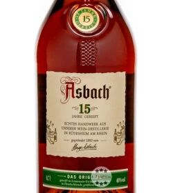 Asbach 15 Jahre Weinbrand 9 Asbach 15 Jahre Weinbrand -Getränke Geschäft asbach 15 jahre weinbrand 07 liter 5