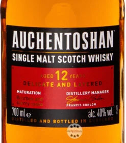 Auchentoshan 12 Jahre Whisky -Getränke Geschäft auchentoshan 12 yo whiskey 07 l 5 neu