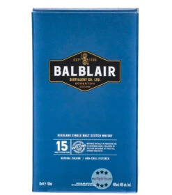 Balblair 15 Jahre Highland Single Malt Whisky -Getränke Geschäft balblair 15 jahre whisky 07 liter 2