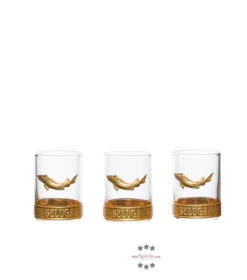 Beluga Vodka Geschenkset: Beluga Allure Vodka + 3 Shot-Gläser -Getränke Geschäft beluga allure vodka geschenkset mit 3 glaesern 1