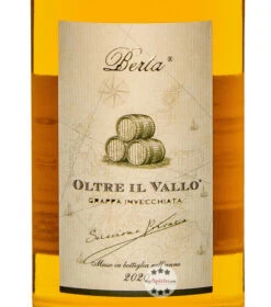 Berta Oltre Il Vallo - Grappa Invecchiata Whisky Finish -Getränke Geschäft berta oltre il vallo grappa 07 liter 5