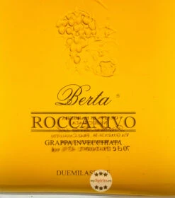 Berta Roccanivo Grappa Invecchiata -Getränke Geschäft berta roccanivo grappa 3 2