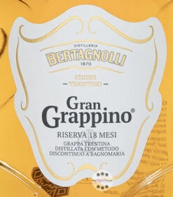 Bertagnolli Gran Grappino Barrique -Getränke Geschäft bertagnolli gran grappino barrique grappa 07 liter 4 1