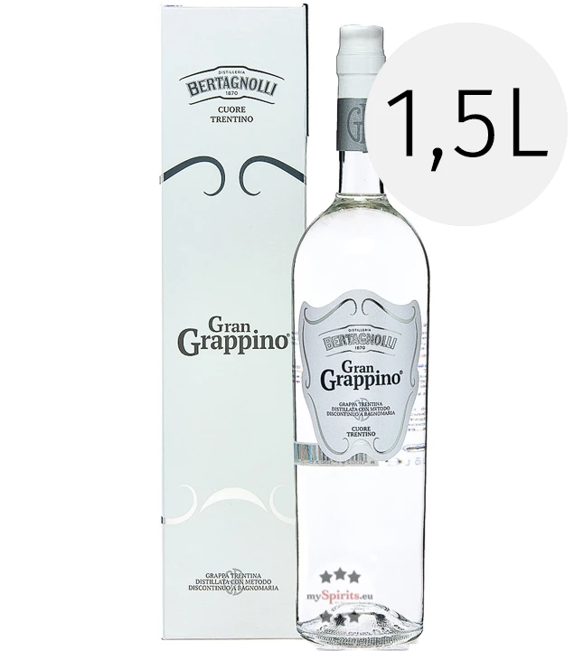 Bertagnolli Gran Grappino Bianco 1,5l 3 Bertagnolli Gran Grappino Bianco 1,5l