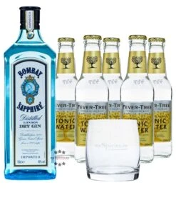 Bombay Sapphire Gin & Fever-Tree Tonic Set