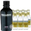 Bulldog Gin & Fever-Tree Indian Tonic Set -Getränke Geschäft bulldog gin fever tree indian tonic water