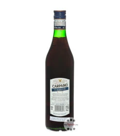 Carpano Classico Vermouth Rosso -Getränke Geschäft carpano classico vermouth rosso 075 liter 1