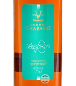 Chabasse Cognac VS Selection -Getränke Geschäft cognac chabasse vs selection 07 l 3
