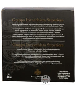 Dalla Vecchia Set Grappa Invecchiata Superiore -Getränke Geschäft dalla vecchia set grappa invecchiata superiore 05 l 3