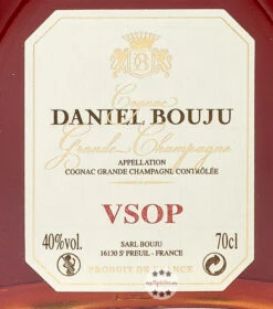 Daniel Bouju VSOP Cognac In Holzkiste -Getränke Geschäft daniel bouju vsop cognac 07 liter 6
