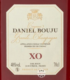 Daniel Bouju XO Cognac -Getränke Geschäft daniel bouju xo cognac 07 liter 6