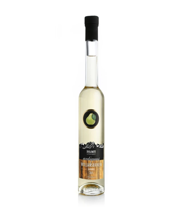 Dolomiti Antiquus Williamsbirnen Barrique 0,35l 2 Dolomiti Antiquus Williamsbirnen Barrique 0,35l