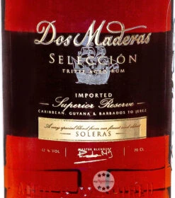 Dos Maderas Seleccion Rum -Getränke Geschäft dos maderas seleccion rum 07 liter 5
