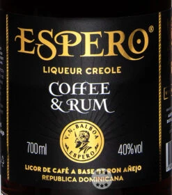 Espero Coffee & Rum Likör -Getränke Geschäft espero coffee rum likoer 07l 4