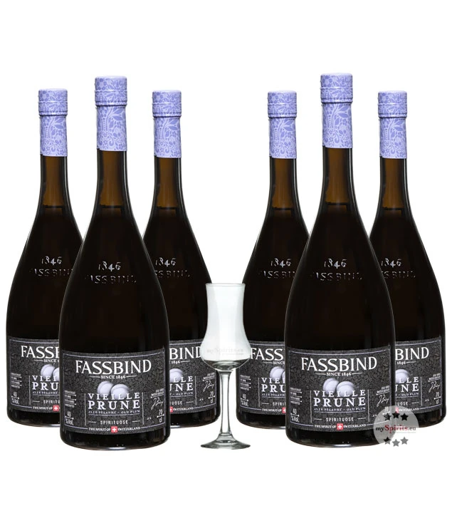 Fassbind Sechserpack Alte Pflaume - Vieille Prune 3 Fassbind Sechserpack Alte Pflaume - Vieille Prune