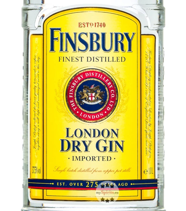 Finsbury London Dry Gin 4 Finsbury London Dry Gin – Bild 2