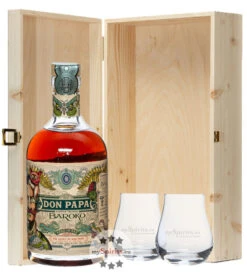 Geschenk-Set Don Papa Baroko In Holzkiste