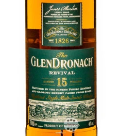 Glendronach 15 Jahre Revival Highland Single Malt Whisky -Getränke Geschäft glendronach 15 jahre single malt whisky 07 liter 5