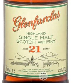 Glenfarclas 21 Jahre Highland Single Malt Whisky -Getränke Geschäft glenfarclas 21 jahre highland single malt whisky 07 liter 1