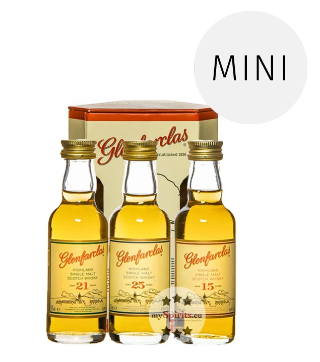 Glenfarclas Probierset 15J, 21J & 25J 3 X 5cl 3 Glenfarclas Probierset 15J, 21J & 25J 3 X 5cl