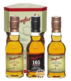 Glenfarclas Probierset 10J , 12 J & 105° 3 X 0,2l