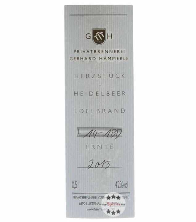 Hämmerle Herzstück Heidelbeer-Edelbrand 5 Hämmerle Herzstück Heidelbeer-Edelbrand – Bild 3