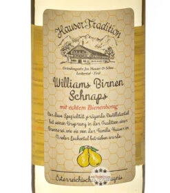 Hauser Williams Birnen Schnaps Mit Honig 0,7l -Getränke Geschäft haus tradition williams birnen schnaps mit honig 07 liter 3