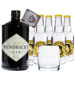 Hendrick's Gin & Thomas Henry Tonic Set + Tumbler