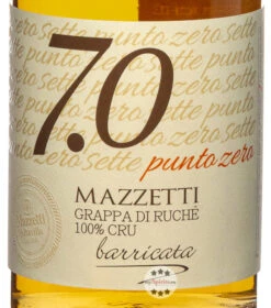 Mazzetti Grappa 7.0 Di Ruché Barricata -Getränke Geschäft img 0200 2