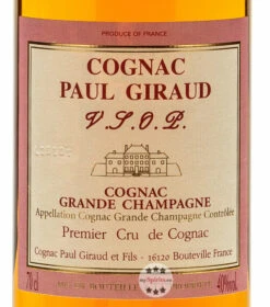 Paul Giraud V.S.O.P. Cognac -Getränke Geschäft img 1428
