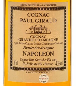 Paul Giraud Napoléon Cognac -Getränke Geschäft img 1434