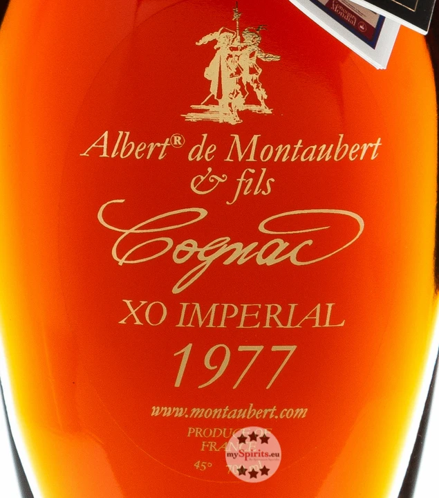 Albert De Montaubert Cognac XO Imperial 1977 4 Albert De Montaubert Cognac XO Imperial 1977 – Bild 2
