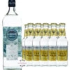 London Hill Dry Gin & 10 X Fever-Tree Indian Tonic Water -Getränke Geschäft london hill fever tree indian set