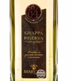 Marcati Grappa Riserva Jahrgang 2004 In Holzkiste -Getränke Geschäft marcati grappa riserva 2004 07 1