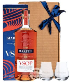 Martell VSOP Cognac Geschenkset Mit 2 Gläsern