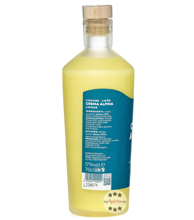 Marzadro Crema Alpina Limone 5 Marzadro Crema Alpina Limone – Bild 3