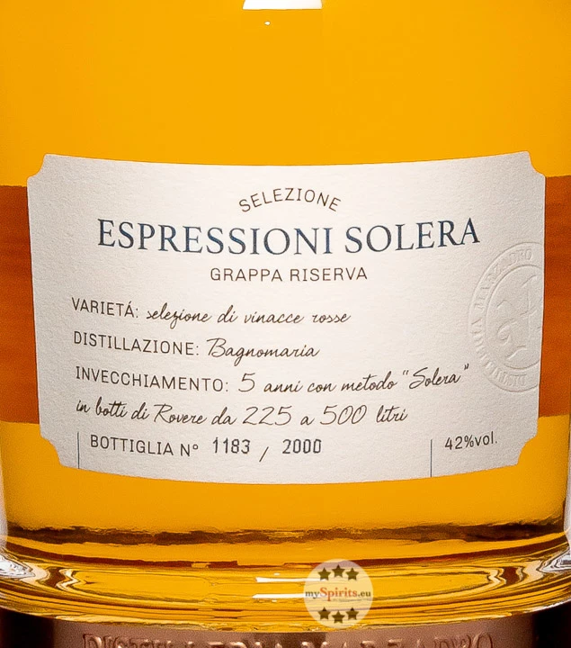 Marzadro Grappa Espressioni Solera 5 Marzadro Grappa Espressioni Solera – Bild 3